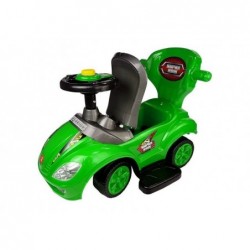 Toddlers Ride On Push Along with Parent Handle Mega Car 3in1 Green