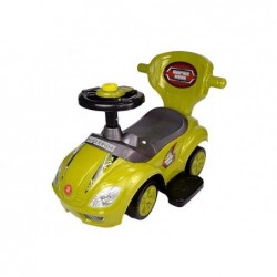 Toddlers Ride On Push Along with Parent Handle Mega Car 3in1 Yellow