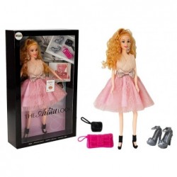 Model doll, fair-haired 28 cm, handbag, high heels