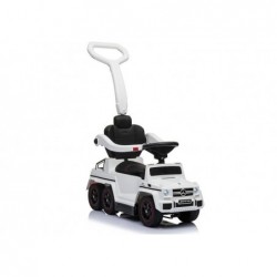 Toddlers Ride On Push Along with Parent Handle Mercedes 6x6 SX1838 White