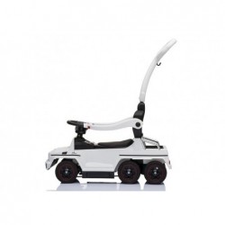 Toddlers Ride On Push Along with Parent Handle Mercedes 6x6 SX1838 White