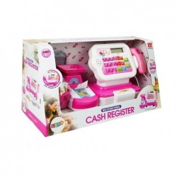 Cash Register Pink Weight Scanner Calculator