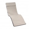 Deck chair pad FUN 170x50x4cm, beige