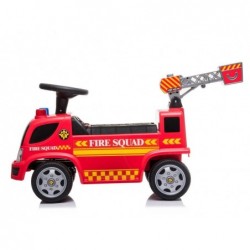 Fire Brigade Riding Vehicle Ladder Soap Bubbles Sounds Roosters