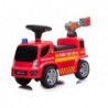Fire Brigade Riding Vehicle Ladder Soap Bubbles Sounds Roosters
