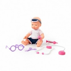 Baby with Soother Doctor Set Stethoscope 4 Pieces 35 cm 78353