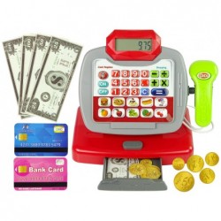 Cash Register Calculator Trolley Blue Food Products