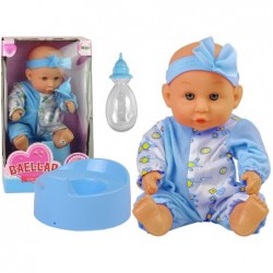 Blue Baby Doll Potty Drink Pee 24 cm