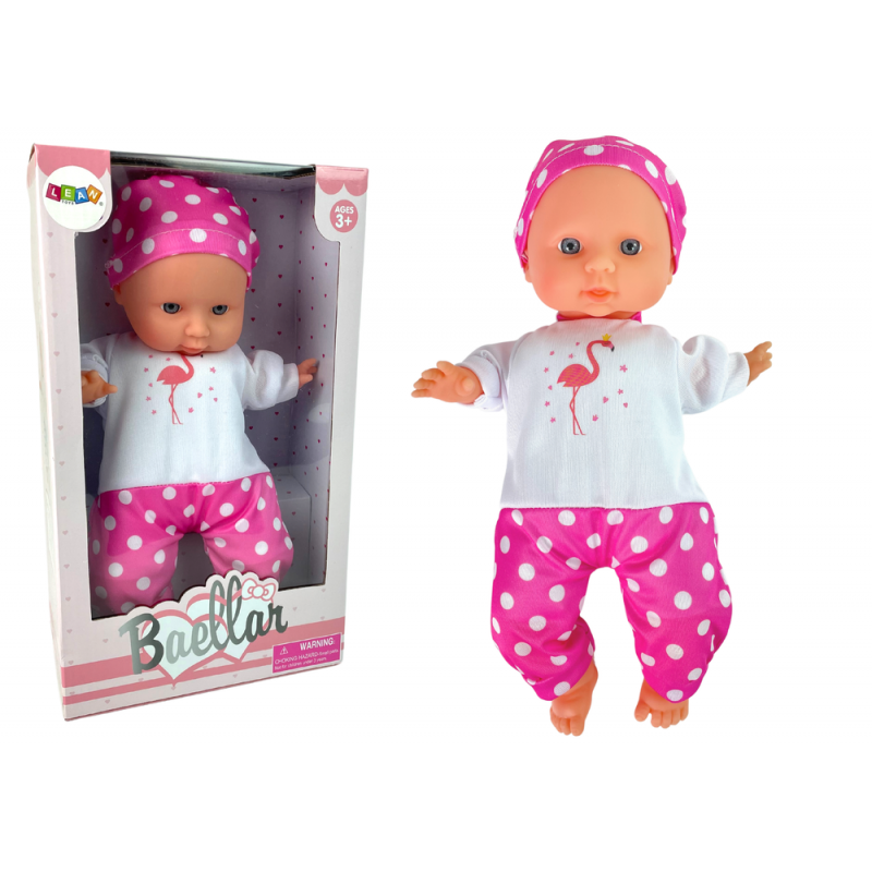 Baby Doll Pink Dots Pyjamas 30 cm