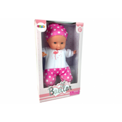 Baby Doll Pink Dots Pyjamas 30 cm