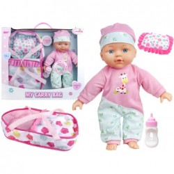 Baby Doll Carrier Pink Bottle Sound