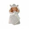 Cute Baby Doll Becik Grey Cocard