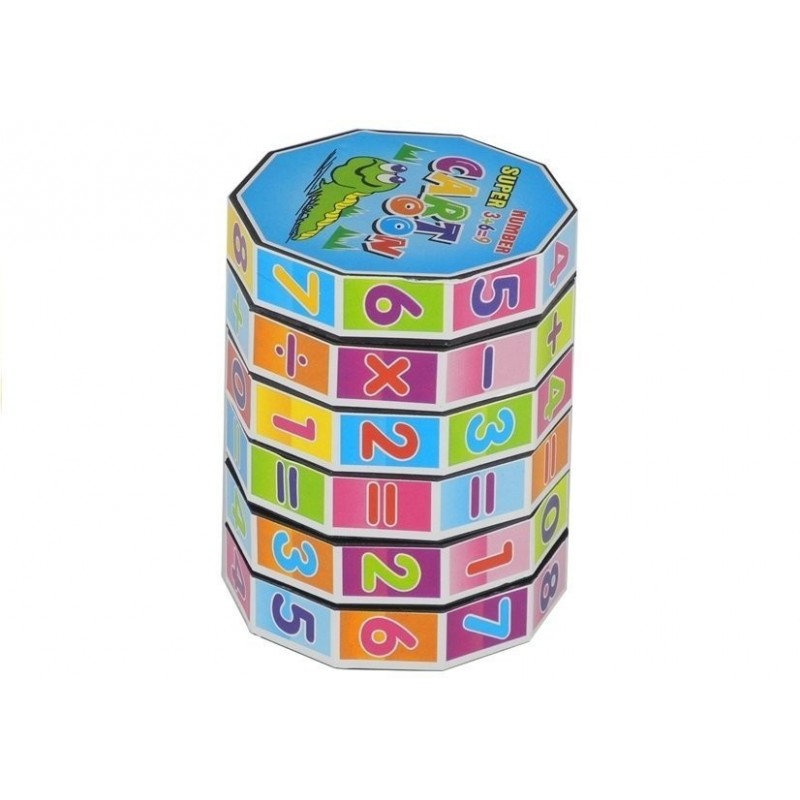 Educational Cube Mathematical Barrel Learning Numbers