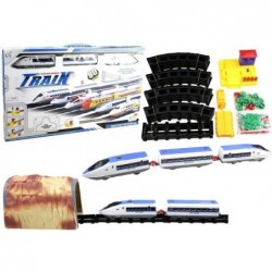 Express Train Track with Station and Tunnel 80 pieces