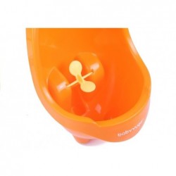 Mini Urinal For Boys Frog Suction Pads Blue and Orange