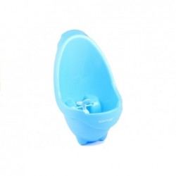 Mini Urinal For Boys Frog Suction Pads Light Blue
