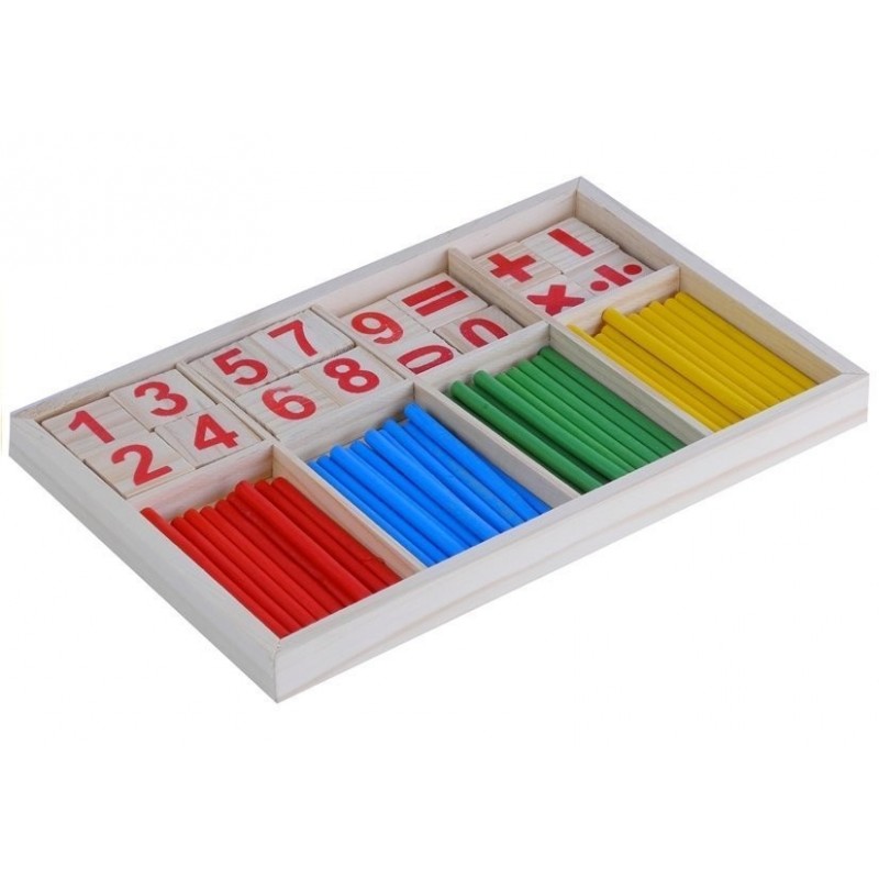 Maths Counting Wooden Set Education