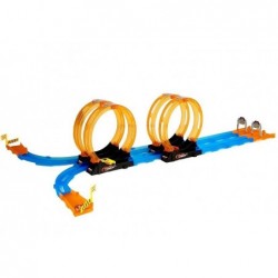 Race Track with 4 Loops, Two 181 cm Cars