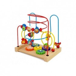 Wooden Maze with Beads Fruits