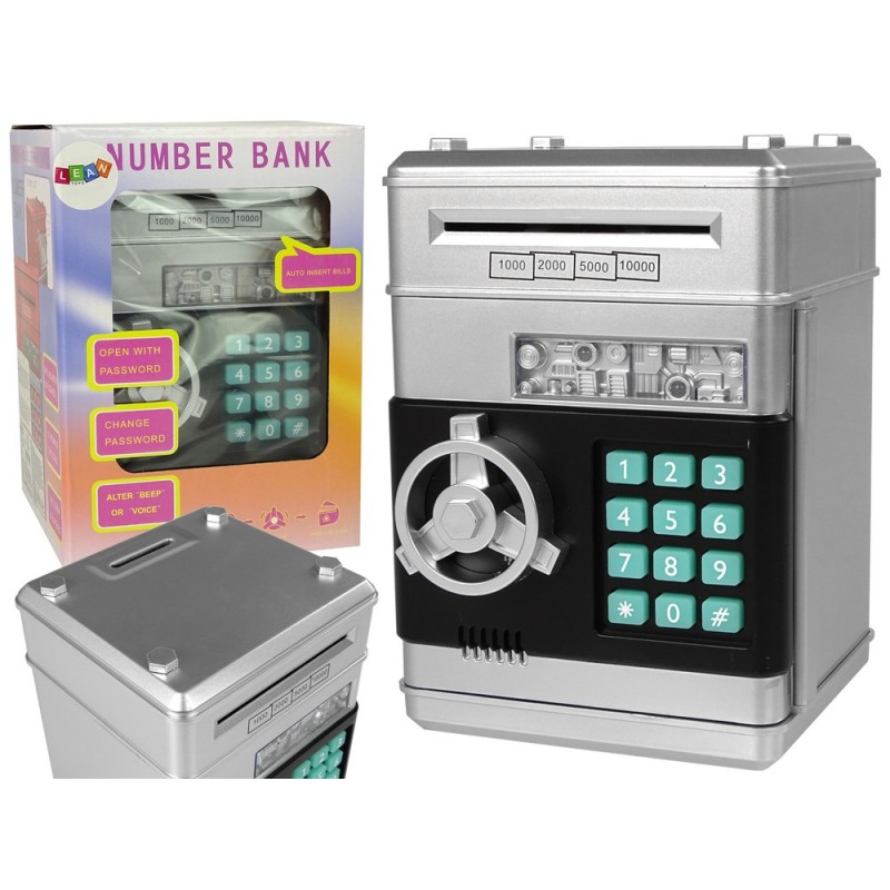 Electronic Money Box Saving Silver Code