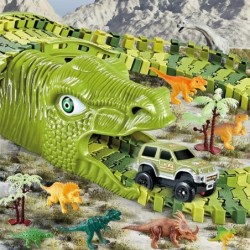 Huge Dinosaur Track Park Car Figures