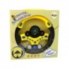 Interactive Yellow Steering Wheel Driving Simulator Sounds Lights