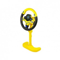 Yellow Interactive Steering Wheel On Foot Sounds Lights City Maze Ball