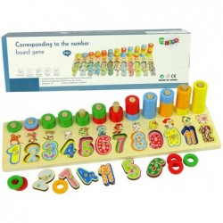 Numbers Educational Board Animals Shape Matching Sorter