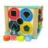 Wooden Educational Cube Sorter Labyrinth Game Chinese Clock