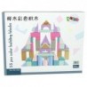 Wooden Bricks Pastel Colours 55 Pieces Castle