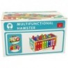 Multifunctional Wooden Toy Game Hit the Mole Catching Fish Cymbals