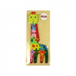 Set of Wooden Puzzles Giraffe Numbers