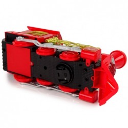 Christmas Locomotive Lights Sound Red Battery Operated