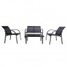 Garden furniture set BERT table, bench and 2 chairs