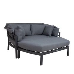 Sofa TOMSON with canopy, dark grey