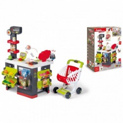 SMOBY Supermarket with Trolley, electronic cash register, scales and 42 accessories