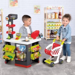 SMOBY Supermarket with Trolley, electronic cash register, scales and 42 accessories
