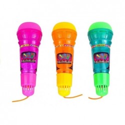 Kids Childrens Roleplay Toy Microphone With Light Effects 25cm