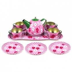 Tea Set for Children - Cups, Kettle, Tray & Other Accessories