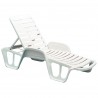 Deck chair FISSO white