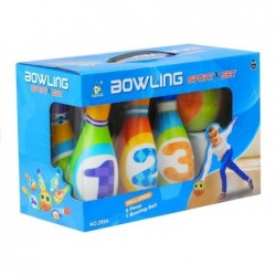 6 Foam Bowling Pins + Bowling Ball