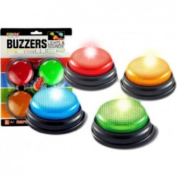  Set Buzzers 4 Lights Light Sound 4 Colours
