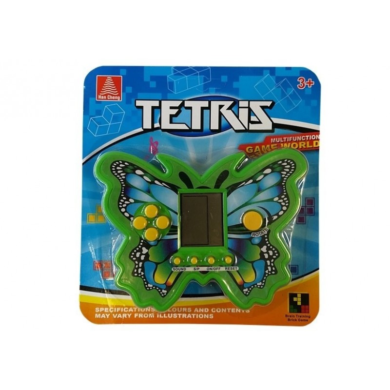 Brick Game Tetris Butterfly Green