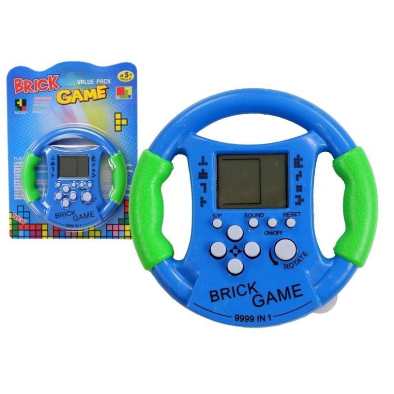 Brick Game Electronic Tetris Steering Wheel Blue
