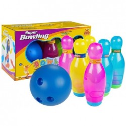 Big Bowling Set 6 pcs Colorful Pins + Bowling Ball