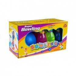 Big Bowling Set 6 pcs Colorful Pins + Bowling Ball