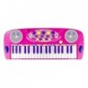 Keyboard on Legs Piano with Microphone Pink