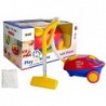 Red-Yellow Battery Operated Vacuum Cleaner with Lights and Sound