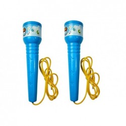 Microphone Karaoke Set Blue Tripod