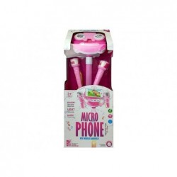 Microphone Kit Karaoke Pink Phone